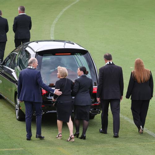 Family And Friends Bid Shane Warne Farewell