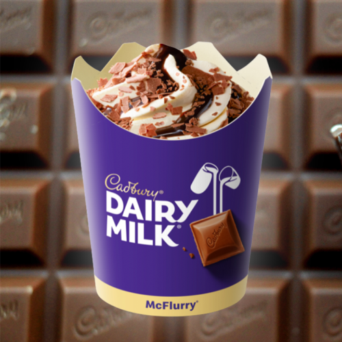 Macca's Latest Cadbury Dairy Milk McFlurry Is ICONIC!