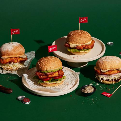 $5 Healthy Fried Chicken Burgers!